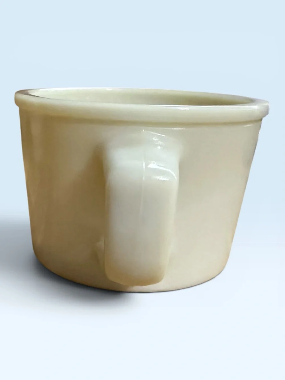 Vintage Shulton Old Spice Shaving Mug Made Of White Milk Glass